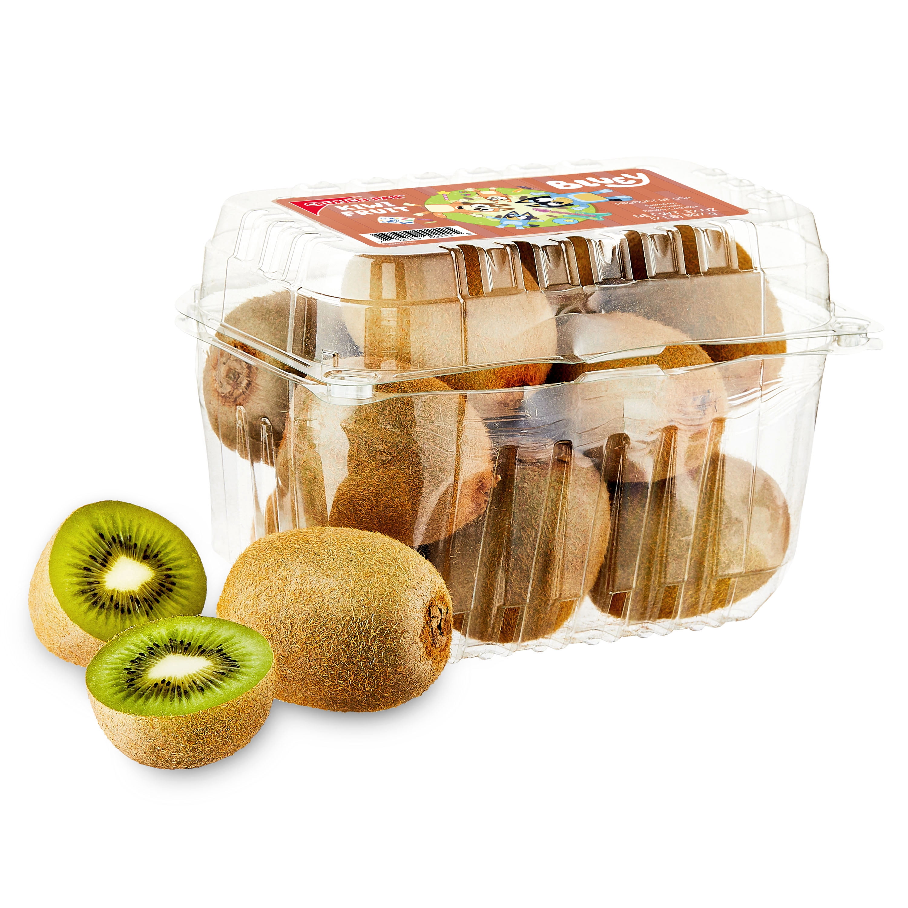 Fresh Bluey Kiwi Fruit, 2 lb Clamshell