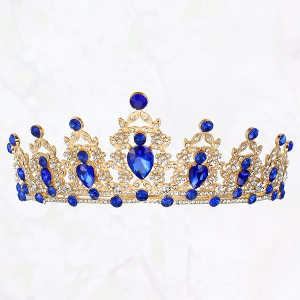 Unique Bargains Women Faux Crystal Queen Crowns Tiara  display picture 1