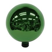 Echo Valley Glass Gazing Globe for Yard and Garden Decoration, Green 10"
