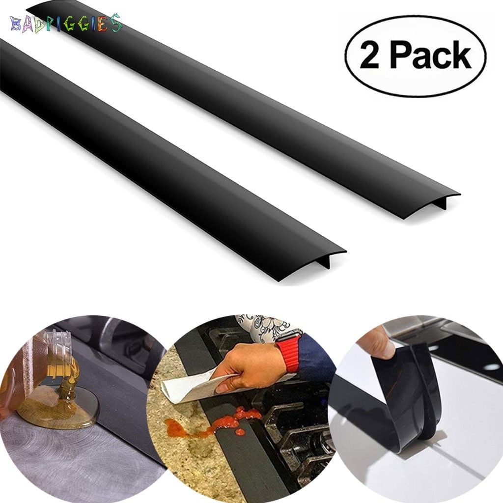BadPiggies 2Pack 21" Silicone Gap Covers, Kitchen Counter Stove Gap