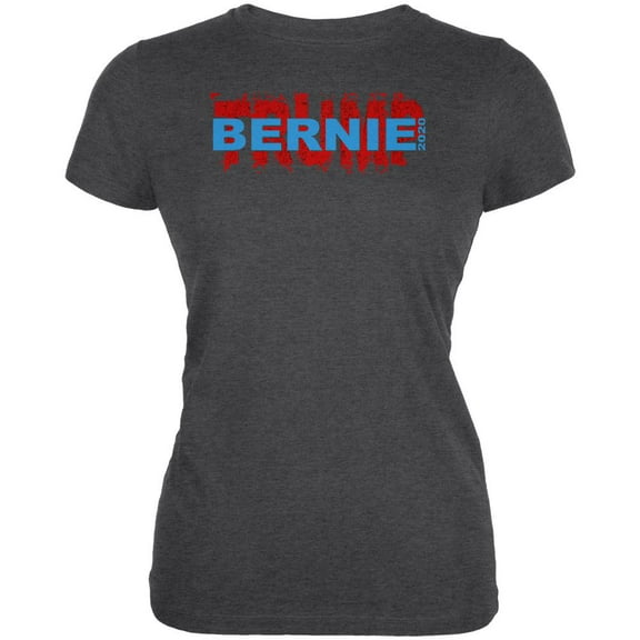 Election 2020 Bernie Sanders Trump Buster Juniors Soft T Shirt Deep Heather SM