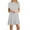 B54 Gray Plus Size Summer Dresses Clearance Under $5, variant on Cagogo Women's Summer Short Sleeve Curvy Dresses Under $5 Casual Polka Dots Swing Flowy Mini T Shirt Sun Dresses Crew Neck Tunic Holiday Outfits Cocktail Dresses