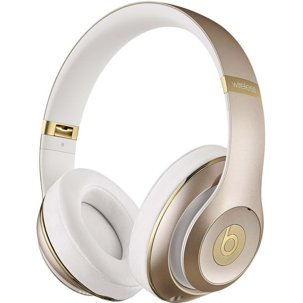Beats By Dr Dre Studio Bluetooth Over Ear Headphones Noise Canceling Gold Walmart Com Walmart Com