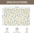 thumbnail image 3 of Placemat, Pioneer Flower Floral Print Pattern Place Mats Table Mat Set Of 2, PVC Washable Placemats for Party Kitchen Dining Decoration, 18x12 Inch, Fade Resistant, 3 of 6