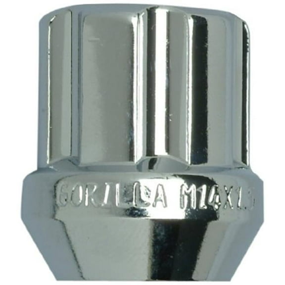 Gorilla Automotive 26004SD 14mm x 2.00 6 Lug Nut Kit,Chrome