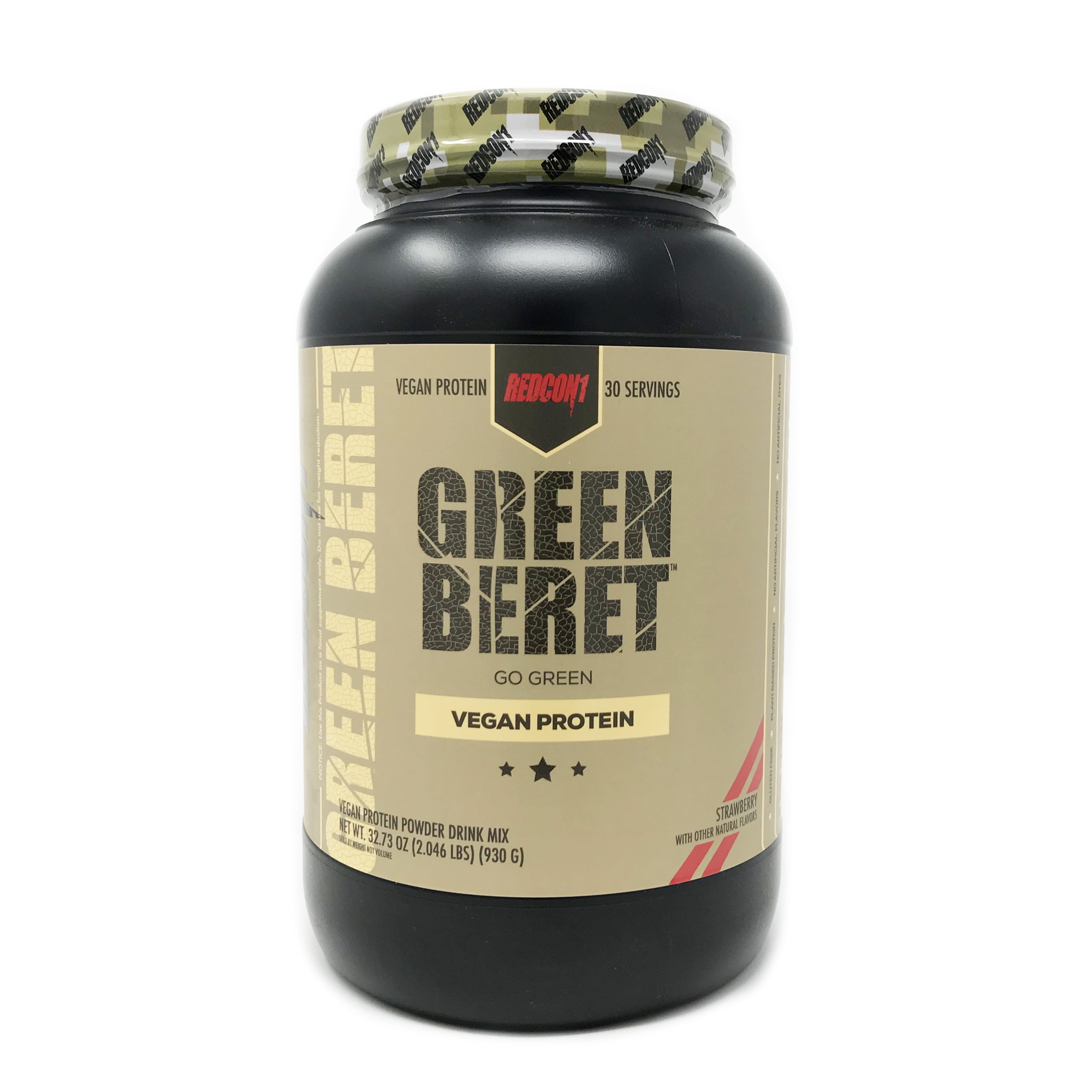 Redcon1 Green Beret Vegan Protein Strawberry(2.11 Lbs. / 30 Servings