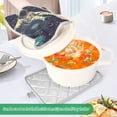 thumbnail image 3 of Yayeee Pot Holders Kitchen Heat Resistant with Pocket 7"x9.8" Cotton Oven Cooking Hot Pads, Astronaut Space, 3 of 7