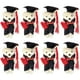 thumbnail image 1 of BRIGHTFUFU 8pcs Bear Bouquet Ornamentos de bricolaje DIBLES DE Oso pequeños Muñecas de graduación Regalos Bouquet Bears, 1 of 1