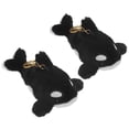 thumbnail image 3 of Juego de 2 adorables llaveros de peluche de orca, bonitos accesorios de animales del océano para llaves, llaveros de peluche, llavero de ballena colgante, colgante de bolso de dibujos animados., 3 of 3