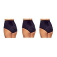 thumbnail image 2 of 3 Pack - Vanity Fair Womens Smoothing Comfort Brief Style-13270, Black, Size 8, 2 of 2