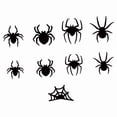 thumbnail image 4 of Pegatinas de pared 3D de Halloween, calcomanías portátiles de terror, divertido, decoración de pared, iluminadas para fiesta, interior, oficina, 9 piezas, 4 of 8