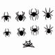 thumbnail image 4 of Pegatinas de pared de Halloween, decoración de arte mural, pegatinas luminosas para ventanas 9 piezas, 4 of 9