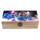 thumbnail image 1 of Rock Dog Caja Organizadora de Madera Rústica - Caja Decorativa Multifuncional para Escritorio, Hogar, Oficina, Joyas y Manualidades, 1 of 6