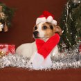 thumbnail image 3 of 1 Set Delicate Christmas Theme Pet Clothes Comfortable Plush Pet Hat Scarf, 3 of 8