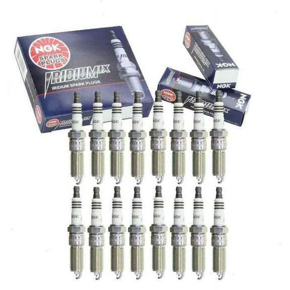 16 pc NGK Iridium IX Spark Plugs compatible with Dodge Ram 2500 5.7L V8 2003-2008