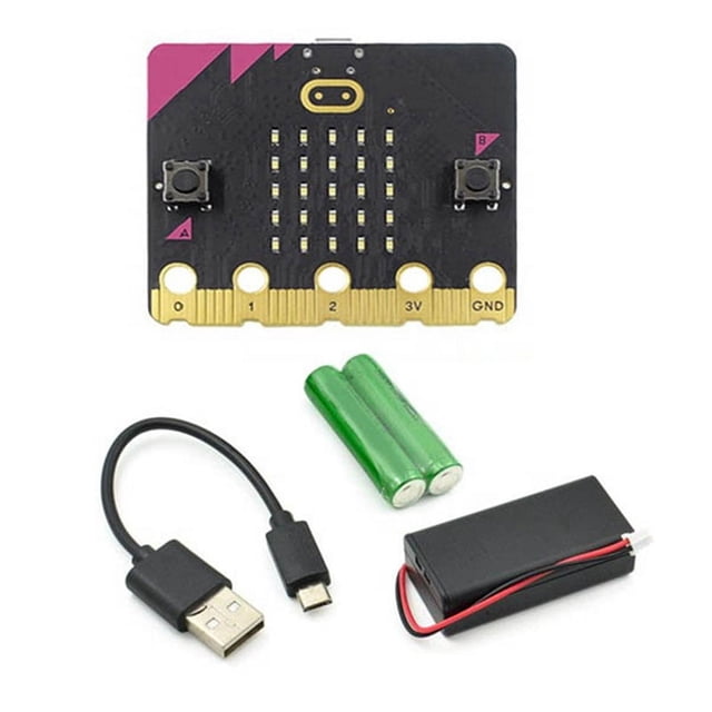 Microbit V1.5 GO Kit Nueva VersióN Placa de Desarrollo de Aprendizaje Programable para Bricolaje