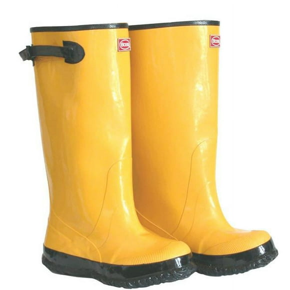 Boss Manufacturing 2KP448116 17 in. Rubber Boot  Yellow Size 16