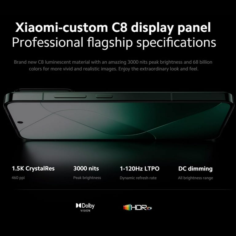 Xiaomi 14 5G 512GB ROM 12GB RAM Dual SIM GSM Unlocked - White