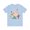 Baby Blue, variant on Floral Graphic Unisex 100 Cotton Vintage Artwork Short Sleeve Jersey 14