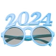 thumbnail image 1 of Number Sign Sunglasses New Year Party Celebration Glasses Party Use Decorative 2024 Sunglasses, 1 of 8