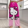 thumbnail image 2 of Hello Kitty Womens Comfy Pajama PJ Pants Lounge Pants Sleepwear Drawstring PJ Bottoms Pants, 2 of 7