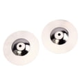 thumbnail image 3 of 2pcs Beginner Crash Cymbal Drum Durable Percussion Instrument Accessories WD01 (Silver), 3 of 9