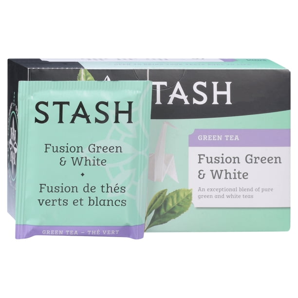 Stash Fusion Green & White Tea Bags, 18 Ct for Breakroom - Walmart