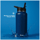 thumbnail image 4 of Termo Bloosom  Para Café Y Agua 3 Tapas 32 Oz 950 Ml Azul Marino, 4 of 4
