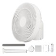 thumbnail image 2 of Ventilador eléctrico multifuncional, trípode, soporte, ventilador de mesa, recargable por USB, ventilador de techo para acampar, 3 engranajes ajustables, 2 of 14