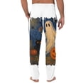 thumbnail image 7 of ASDFVBKG Mens Halloween Pyjama Jogger Pattern Loose Lounge Sleepwear Leisure Pajama Pant Yellow XL, 7 of 7