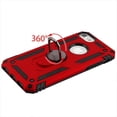 thumbnail image 2 of Apple iPhone 8, iPhone 7, iPhone 6/6s Phone Case Hybrid Durable 360 Degree Rotatable Ring Stand Holder Kickstand Fit Magnetic Car Mount Protective Case RED Cover for Apple iPhone 8 /7 / 6 /6S, 2 of 6
