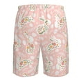 thumbnail image 6 of Kdxio Easter Bunny Pattern Mens Casual Shorts - Drawstring Summer Beach Sports Shorts for Men, 6 of 9