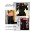 thumbnail image 6 of MISS MOLY Womens Sweat Waist Trainer Cincher with Elastic Band Neoprene Tummy Shaping 9 Steel Bones Girdle Weight Loss, 6 of 6