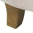 thumbnail image 5 of Button Tufted Velvet Upholstered Wooden Ottoman with Hidden Storage Light Pink and Brown - Saltoro Sherpi, 5 of 8