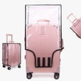 thumbnail image 2 of Dust-proof See Through Luggage Cover Protector Bag PVC Full Clear Suitcase Cover Protectors Waterproof Transparent 28 in, 2 of 5
