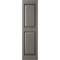thumbnail image 2 of 14 3/4"W x 43"H EverColor Raised Panel Exterior Vinyl Shutters, w/Installation Shutter-Lok's & Matching Screws (Per Pair), Tuxedo Grey, 2 of 9