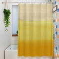 thumbnail image 3 of Yellow Ombre Shower Curtain Set, Waterproof Shower Curtains for Bathroom, Modern Abstract Art Abstract Washable Fabric Cloth Bath Curtain for Bathtub Decoration with Hooks 60x72 Inches, 3 of 9