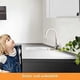 thumbnail image 4 of Wall-mounted stainless steel microwave oven holder with hooks and telescopic arms for microwave oven Folding, 4 of 5