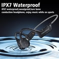 thumbnail image 3 of Generic Bone Conduction Headphones - IPX8 Waterproof Swimming Headphones Built-in 32G Player Memory, Open Ear Headphones Wireless Bluetooth 5.3 with Mic for Swimming Running, Black, 3 of 9
