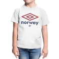 thumbnail image 2 of Umbro Kids Norway Diamond Logo T Shirt (White, XS-XL), 2 of 4