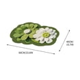 thumbnail image 3 of Fiudx Alfombra Corredora Estera Absorbente Fresca De La Entrada Del Cuarto De Baño De La Estera De La Entrada De La Flor Del Modelo Del Yeso Del Estilo Ofertas Flash Del Día, 3 of 3