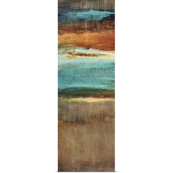 Great BIG Canvas | Rolled Lanie Loreth Poster Print entitled Rustic Sea Panel II
