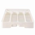 thumbnail image 3 of 6X New Kitchen Drawer Organizer Tray Spoon Cutlery Separation Finishing Storage Box Cutlery Kitchen Storage White, 3 of 8