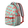 thumbnail image 2 of Orange Print Backpack - Spacious College Backpack for Laptops Up to 15.6 Inch, Ergonomic Shoulder Straps, Perfect Gift for Students, Teachers & Commuters, 2 of 6