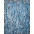 thumbnail image 2 of Hinz 25x32 White Modern Wood Framed Museum Art Print Titled - Abstract in Blues, 2 of 4