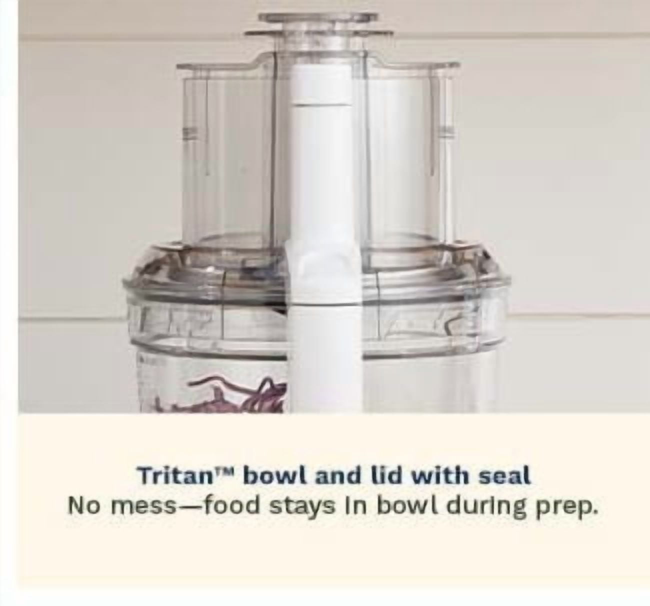 10-Cup Multifunctional Food Processor,BPA Free,with Control Paddles,  White and Stainless