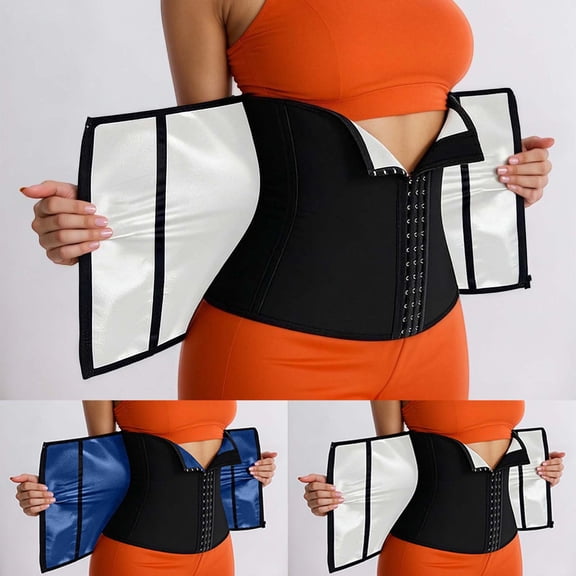 LILIYA 2026 Waist Trainer Belt Waist Cincher Trimmer Ab Belt Tummy Control Body Shaper Sweat Sauna Vest with Triple Wrap for Women and Men