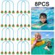 thumbnail image 5 of DQrwqpou 2 Unids/set A Través La Puerta Anillo Buceo Reutilizable Natación Entrenamiento Buceo Puerta Cuerda Flotante, 5 of 5