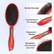 thumbnail image 3 of 1 cepillo para el pelo, cepillo para desenredar para mujeres y hombres, cepillo para el pelo para cabello liso, rizado, largo, corto, grueso, fino, seco, rojo, plástico, 3 of 7