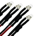 thumbnail image 3 of LED Light Single Bulb Pre-Wired Indicator Light Clear 5V-12V DC 3mm Bright Round, 3 of 5